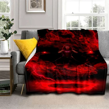 Wanda печатни одеяло фланела топлина мека плюшена диван легло хвърляне одеяла плюшени хвърляне пикник обичай одеяло