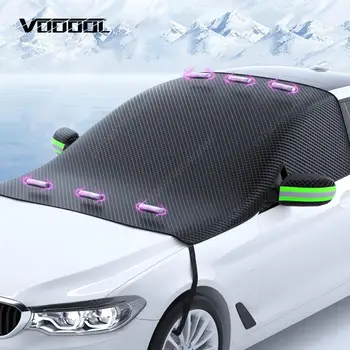 Автомобилът Предно стъкло Покритие UV защита Сняг Защита от лед Покритие против замръзване Зимно слънце Сняг Ледена покривка за автомобили Камиони Ванове SUV