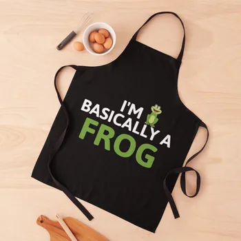 Аз съм основно жабешка тениска Престилка кухненски дрехи за мъже полезни джаджи за дома Кухни за мъже Престилка