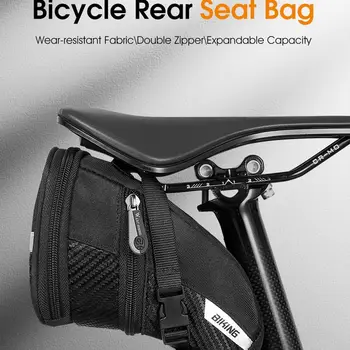 Аксесоари за велосипеди MTB Пътен велосипед Велосипед Pannier 3D Shell Seatpost торбичка за велосипеди Чанта за седло за велосипеди Калъф за съхранение на багаж на задната седалка