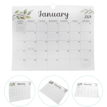 английски Ежедневен висящ стенен календар Офис Месечен календар Домашен стенен календар