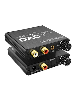 Аудио конвертор цифров към аналогов адаптер от оптични влакна