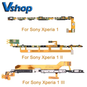 Бутон за захранване & Бутон за сила на звука Flex кабел за Sony Xperia 1 / Xperia 1 II / Xperia 1 III Странични ключове за мобилни телефони Flex кабелна подмяна