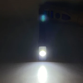 Висяща лампа USB акумулаторна 3600mAh LED работна светлина Преносимо COB LED фенерче с кука IPX4 водоустойчив 400LM 180 сгъваем