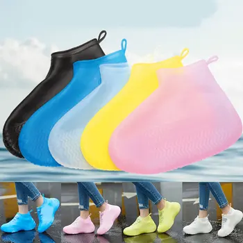 Водоустойчиви обувки Cover Силиконови калъфи за обувки Външен дъжд Калъф за обувки Обувки Аксесоари Многократна употреба Дъжд обувки протектор