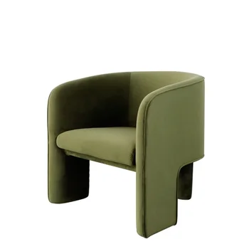 Всекидневна и примерна стая Светлина Луксозен единичен фотьойл Полар тъкани Свободно време стол Instagram Mesh червен стол тих вятър стол