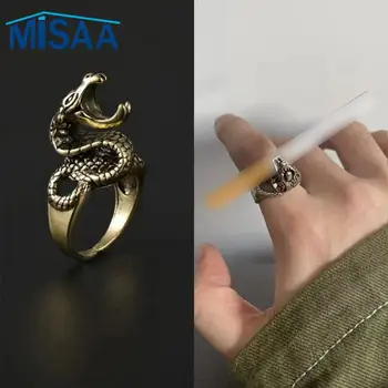 Галванопластика процес дракон пръстен прост дизайн дракон тематични подарък животински форми тръба багажник изящна изработка сплав