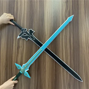 голям 80cm меч 1:1 меч изкуство онлайн тъмен отблъсквател & elucidator Асуна Киригая Казуто оръжие SAO фигура модел косплей меч PU