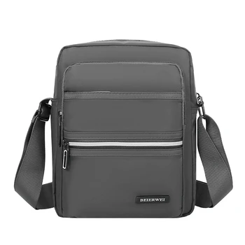 Гореща продажба Найлон Мъжка чанта за рамо Висококачествена чанта за момчета Crossbody Light Man Messenger чанта Мъжки чанти Светлоотразителни ленти Чанта