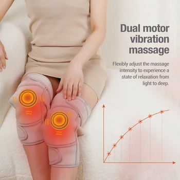 Графен отопление коляното масажор физиотерапия коляното рамото лакът подкрепа високочестотен вибратор болки в ставите артрит облекчение