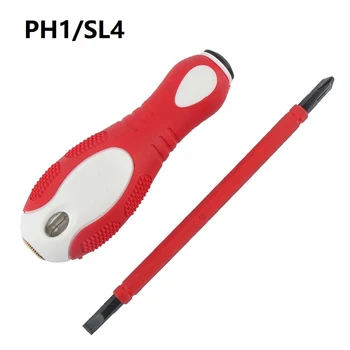 Електротехник детектор тестер писалка отвертка двойно предназначение електрически писалка измерване отвертка PH1 / SL4 напрежение