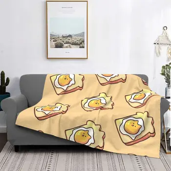 Животински хляб одеяло руно фланела през целия сезон сладък лек тънък коте-яйце тост хвърлят одеяла за легла покривка