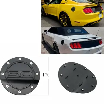 За Ford Mustang GT 5.0 кола гориво пълнител врата газ капачка Petro капак тапицерия автомобили алуминиеви стайлинг корнизи аксесоари серия