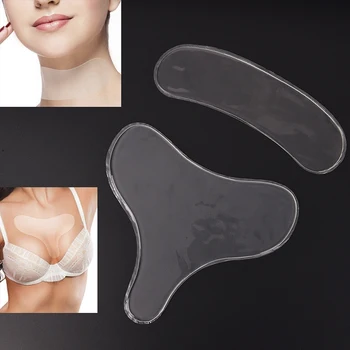 За многократна употреба Подложка за гръден кош против бръчки Силиконов прозрачен пластир за отстраняване Грижа за кожата на лицето Против стареене Повдигане на гърдите Patch Flesh