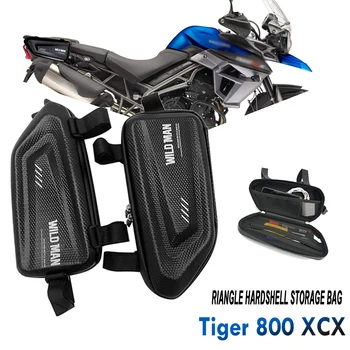 За Тигър 800 XC XCa XR XRx XRt мотоциклет модифицирана странична чанта водоустойчив триъгълник странична чанта твърда черупка чанта 800 XCx аксесоари