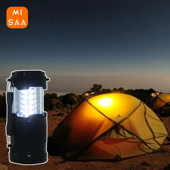 Захранвана от батерии къмпинг лампа Мини лампа за палатка LED преносим фенер водоустойчив аварийна светлина батерия фенер работещ фина светлина