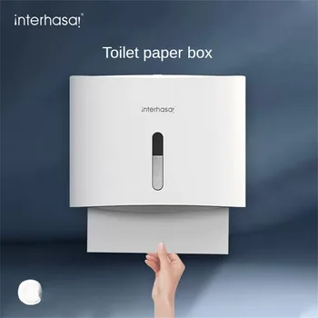 Интерхаса! Тоалетна хартия Дозатор за кърпи Държач за тоалетна хартия Дозатор за кърпи за ръце Диспенсър за тъкани Лукс за баня Кухня