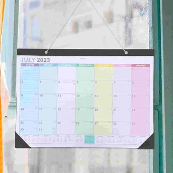 Календар за обратно броене Английски стенен календар Месечен календар Стенен висящ календар за дома