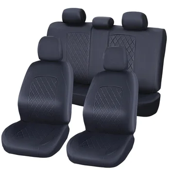 Калъфи за столчета за кола кожа за Renault Megane 4 Mercedes W212 Toyota Corolla E150 Suzuki Swift Пълен комплект аксесоари за авто интериор