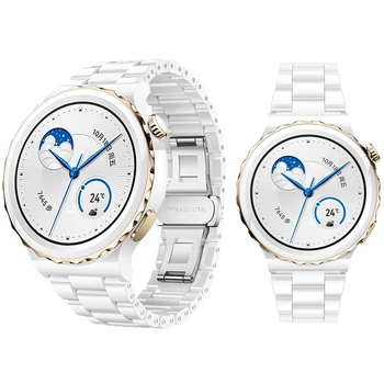 Керамична лента за часовник за Huawei Watch GT 3 Pro 43mm 46mm Смарт каишка за часовник за Huawei GT 3/2 46mm 42mm маншет GT 2 Pro гривна