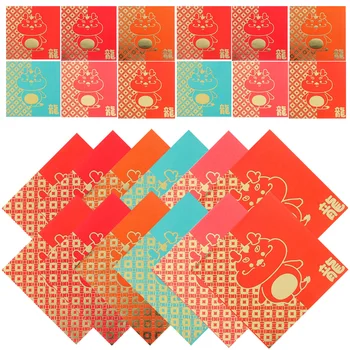 Китайска Нова година Пролетен фестивал Червени пликове Дракон Хонгбао Подарък за късметлийски пари Червен пакет Фестивали Благословия