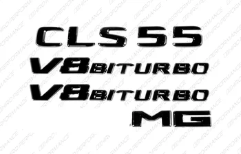 Комплект гланц черен емблема значка стикер за CLS55 V8 Biturbo AMG C219
