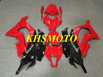 Комплект обтекател за шприцоване за KAWASAKI Ninja ZX10R 2011 2012 2015 ZX10R 11 12 13 14 15 Комплект червени обтекатели+ подаръци KW01