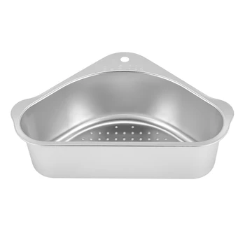 Кухненска мивка Дренажна кошница Смукателна чаша Тройна източваща рафт мивка цедка гъба притежател за опорен ъгъл