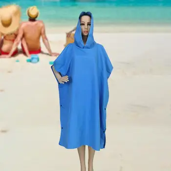 Кърпи за плуване Кърпа за смяна на халат Пончо дишаща супер силно абсорбираща бързо суха изключително дълга кърпа за плаж