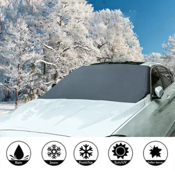 Магнитна кола предно стъкло сняг лед щит покритие Autos предното стъкло сенник против замръзване анти-мъгла универсален автомобил слънцезащита