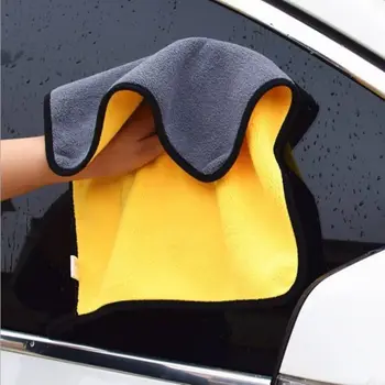 Микрофибърна кърпа за почистване Сгъсти мека кърпа за сушене Измиване на тялото на автомобил за Volvo XC90/XC60/2016 S60 S40 S40 S80 V70 V40 V50 V60 XC70 J
