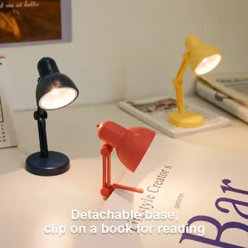 Мини настолна лампа Сгъваема нощна книга за четене Лампи Защита на очите Нощни светлини за нощно проучване Преносима магнитна настолна лампа