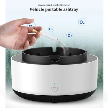 Многофункционален пепелник Интелигентен пасивен филтър за пречистване на въздуха за отстраняване на дим Филтър за дим втора употреба Премахване на консумативи за пушене на миризми