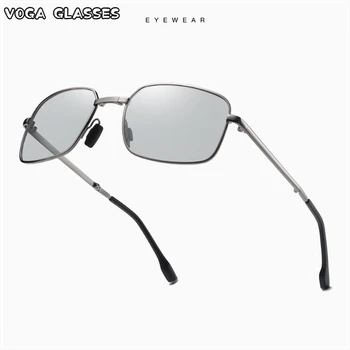 Мода Сгъваеми поляризирани слънчеви очила Мъже Жени Реколта преносими сгъваеми метални рамки слънчеви очила Реколта слънчеви очила Мъже