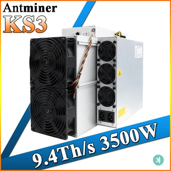 Нов Bitmain Antminer KS3 9.4T миньор, 9.4Th / s KAS хешрейт 3500W мощност, Хонг Конг бърз кораб