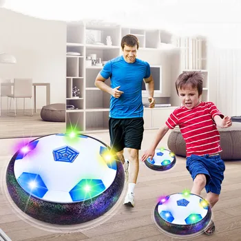 Нов Hover футболна топка въздушна възглавница плаваща пяна футбол с LED светлина плъзгащи играчки футболна топка дете открит закрит спортни игри