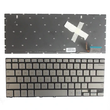 Нова американска руска френска клавиатура за Samsung 7 Ultra 730U3E NP730U3E 740U3E NP740U3E с подсветка черно бяло Български FR RU