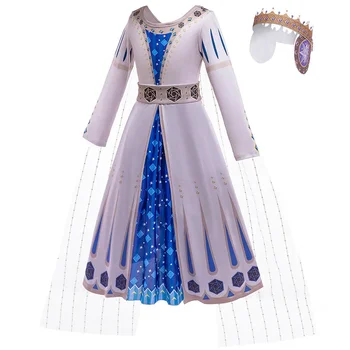 Нови момичета карнавал желание кралица Amaya косплей костюм за деца рожден ден принцеса обличане деца ролева игра фантазия екипировки