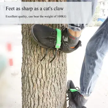 Обувки за катерене Инструмент за катерене на дървета Полюс Катерене Шипове за лов Наблюдение Бране Стомана на открито P6G2