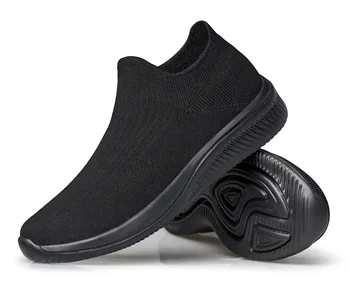 Обувки за ходене Мъжки маратонки за чорапи Леки удобни дишащи ежедневни ежедневни обувки