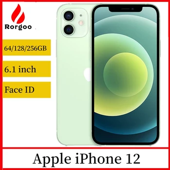 Оригинален Apple iPhone 12 5G LTE Мобилен телефон 6.1'' 4GB&64/128/256GB IOS A14 Bionic Hexa Core Dual 12MP Face ID мобилен телефон