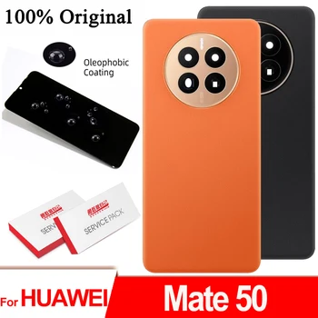 Оригинален заден корпус за Huawei Mate 50 Стъкло за задния капак на батерията с обектив на камерата за подмяна на задния капак Mate50