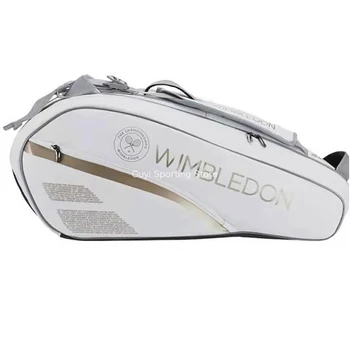 Оригинална чанта за тенис Babolat 6 пакет с независими обувки отделение спортна раница за жени 2019 Уимбълдън