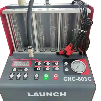 Оригинално стартиране CNC-603C 6-цилиндрови системи за впръскване на гориво Инжектор Cleaner & Tester CNC-603