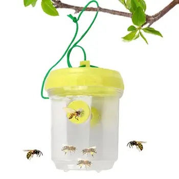 Открит капан за оси Безопасен закачащ се пчелен кошер Ловец за многократна употреба Пчеларство P est Control Продукт за градински двор Инструменти за примамка на оси