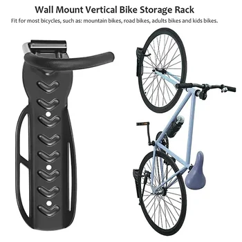 Открит сгъваем велосипед за монтиране на стена Bike Road Mountain Bike Display Rack Регулируем ъгъл Висока якост Bike Wall Hook