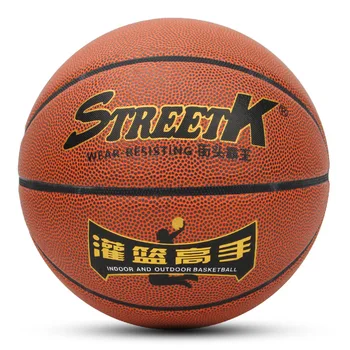 Официален размер 7 Баскетбол PVC износоустойчив Група Тренировъчна топка Възрастни Вътрешен открит мач от лигата Нехлъзгащ се баскетбол