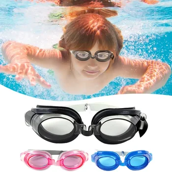 Очила за плуване Щипка за нос Регулируеми очила Спортни бански костюми Басейн против мъгла Цвят RandomAdult Kid Нови аксесоари за плуване