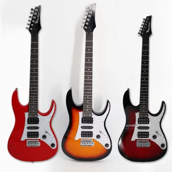 Персонализирана китара Mahgany Ebony Wood 6 String HSH Pickup Известна марка електрическа китара