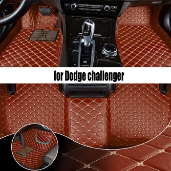 Персонализирана подложка за кола за Dodge Challenger 2015-2019 година подобрена версия Foot Coche аксесоари Килими